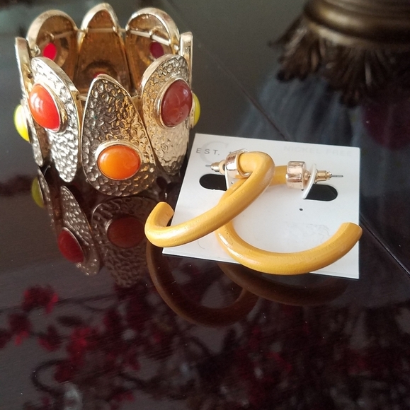 BOHO‎ Bracelet / Earrings Combo - Picture 2 of 6